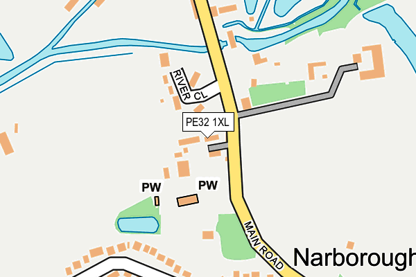 PE32 1XL map - OS OpenMap – Local (Ordnance Survey)