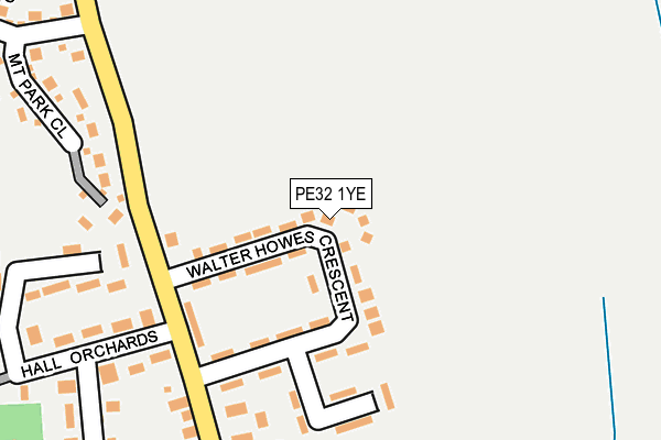 PE32 1YE map - OS OpenMap – Local (Ordnance Survey)