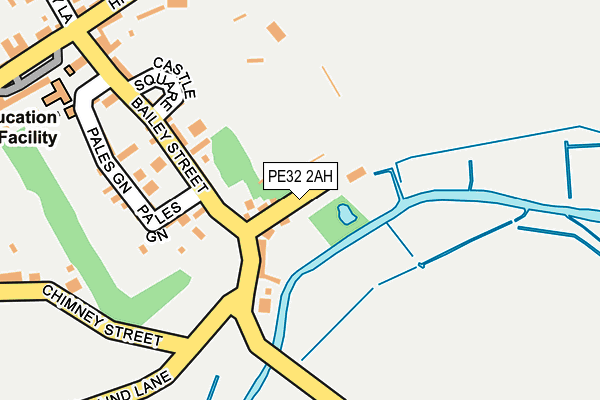PE32 2AH map - OS OpenMap – Local (Ordnance Survey)