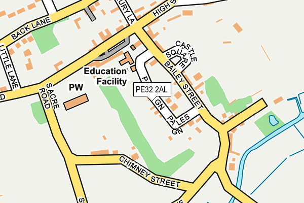 PE32 2AL map - OS OpenMap – Local (Ordnance Survey)
