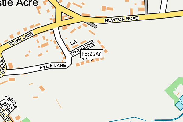 PE32 2AY map - OS OpenMap – Local (Ordnance Survey)