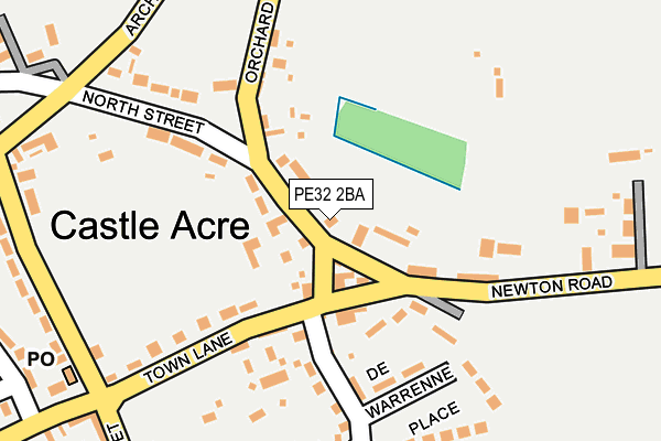 PE32 2BA map - OS OpenMap – Local (Ordnance Survey)