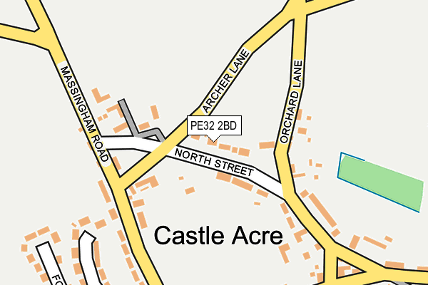 PE32 2BD map - OS OpenMap – Local (Ordnance Survey)