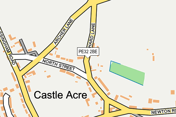 PE32 2BE map - OS OpenMap – Local (Ordnance Survey)