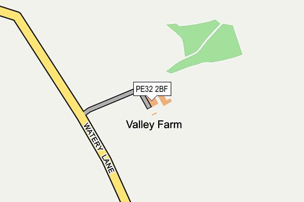 PE32 2BF map - OS OpenMap – Local (Ordnance Survey)