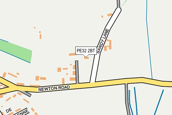 PE32 2BT map - OS OpenMap – Local (Ordnance Survey)