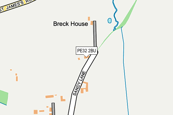 PE32 2BU map - OS OpenMap – Local (Ordnance Survey)