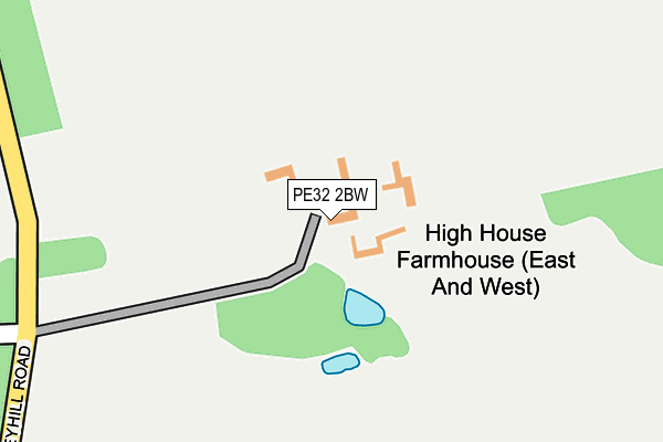 PE32 2BW map - OS OpenMap – Local (Ordnance Survey)