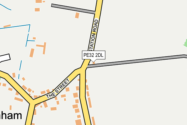 PE32 2DL map - OS OpenMap – Local (Ordnance Survey)