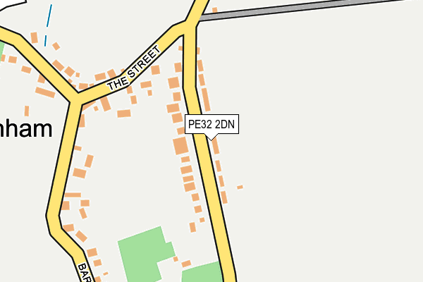 PE32 2DN map - OS OpenMap – Local (Ordnance Survey)