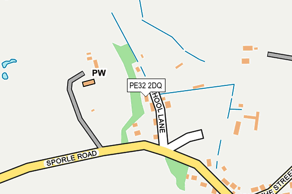 PE32 2DQ map - OS OpenMap – Local (Ordnance Survey)