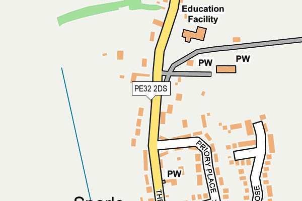 PE32 2DS map - OS OpenMap – Local (Ordnance Survey)