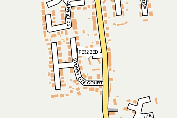 PE32 2ED map - OS OpenMap – Local (Ordnance Survey)