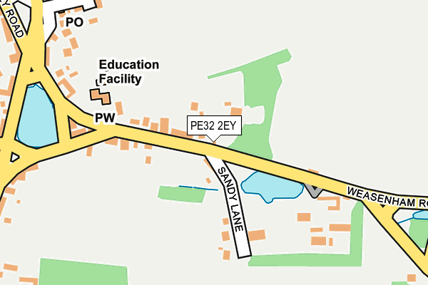 PE32 2EY map - OS OpenMap – Local (Ordnance Survey)