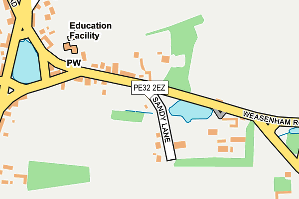 PE32 2EZ map - OS OpenMap – Local (Ordnance Survey)