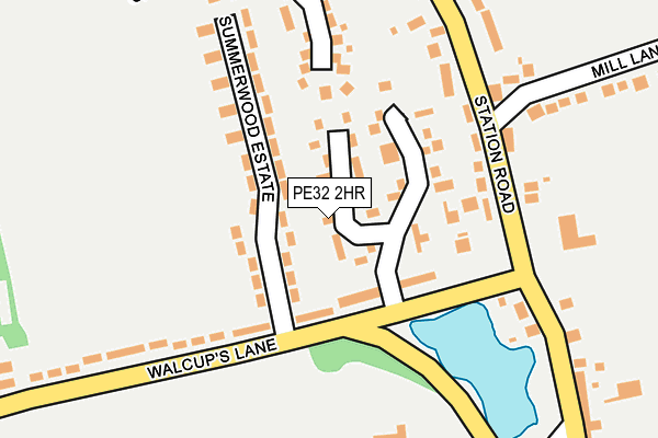 PE32 2HR map - OS OpenMap – Local (Ordnance Survey)