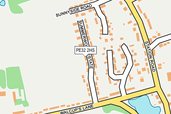 PE32 2HS map - OS OpenMap – Local (Ordnance Survey)