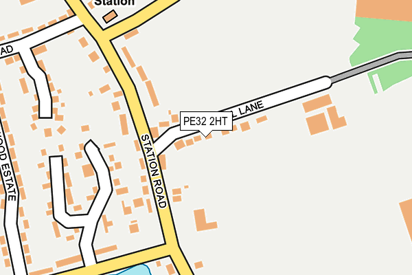 PE32 2HT map - OS OpenMap – Local (Ordnance Survey)