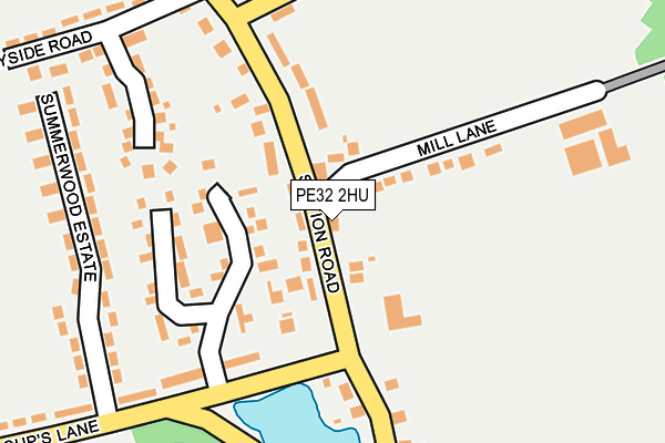 PE32 2HU map - OS OpenMap – Local (Ordnance Survey)