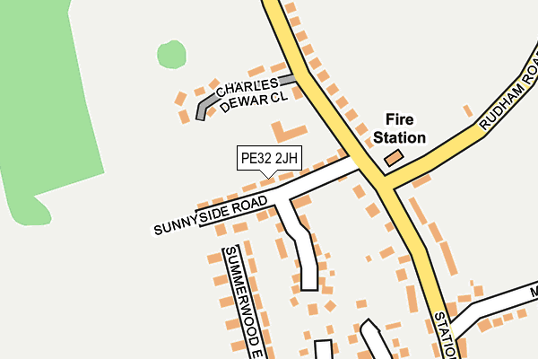 PE32 2JH map - OS OpenMap – Local (Ordnance Survey)