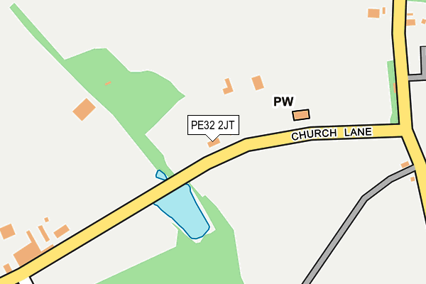 PE32 2JT map - OS OpenMap – Local (Ordnance Survey)