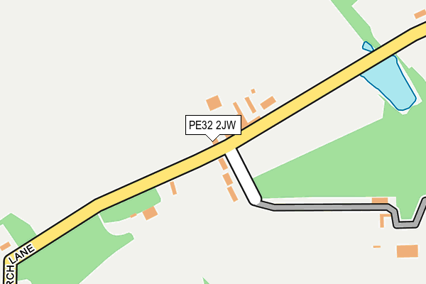 PE32 2JW map - OS OpenMap – Local (Ordnance Survey)