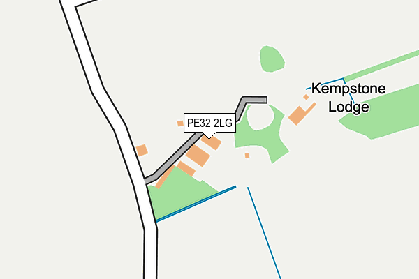 PE32 2LG map - OS OpenMap – Local (Ordnance Survey)
