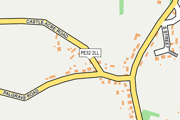 PE32 2LL map - OS OpenMap – Local (Ordnance Survey)