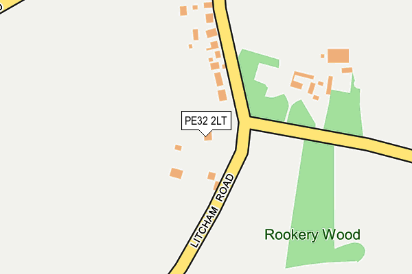 PE32 2LT map - OS OpenMap – Local (Ordnance Survey)