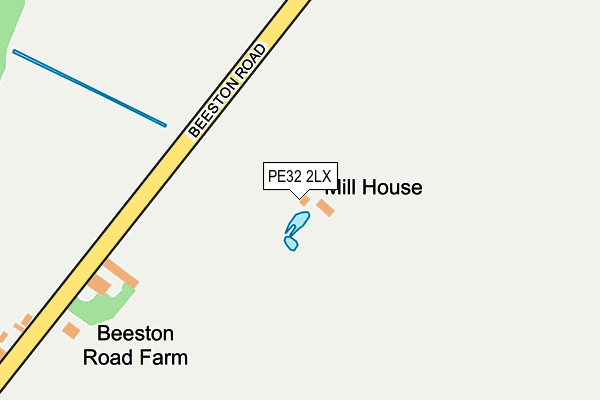 PE32 2LX map - OS OpenMap – Local (Ordnance Survey)