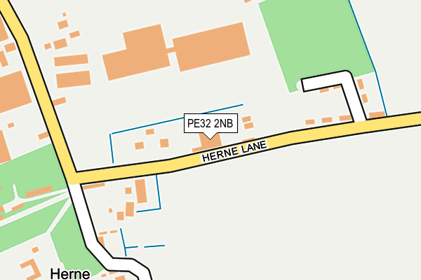 PE32 2NB map - OS OpenMap – Local (Ordnance Survey)