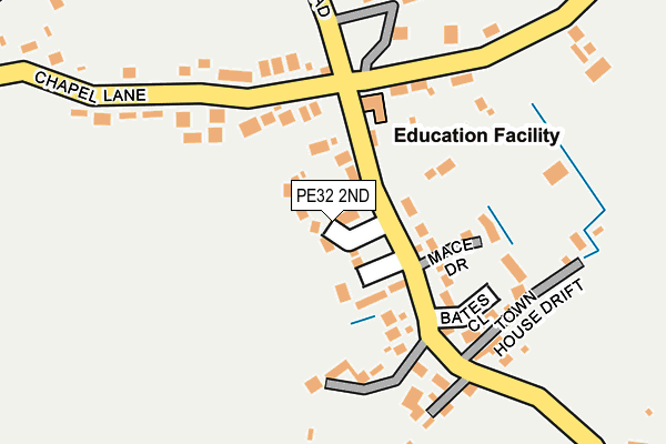 PE32 2ND map - OS OpenMap – Local (Ordnance Survey)