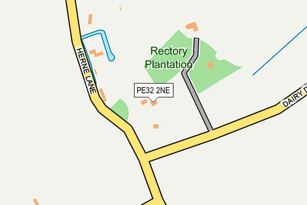 PE32 2NE map - OS OpenMap – Local (Ordnance Survey)