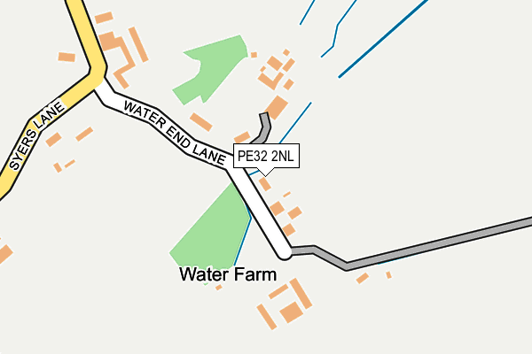 PE32 2NL map - OS OpenMap – Local (Ordnance Survey)