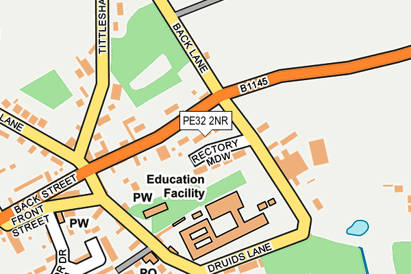 PE32 2NR map - OS OpenMap – Local (Ordnance Survey)