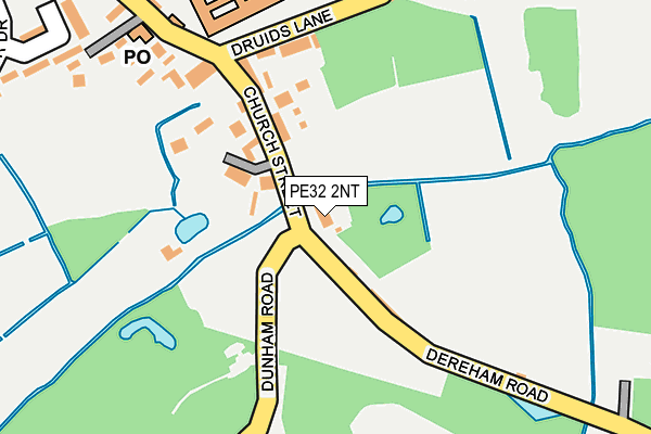 PE32 2NT map - OS OpenMap – Local (Ordnance Survey)