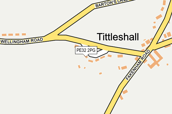 PE32 2PG map - OS OpenMap – Local (Ordnance Survey)