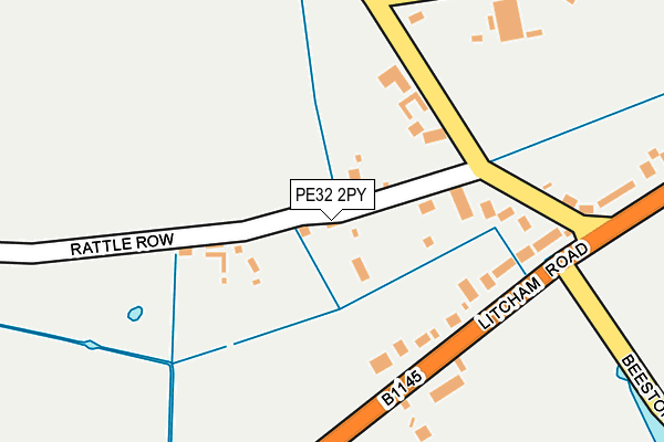 PE32 2PY map - OS OpenMap – Local (Ordnance Survey)