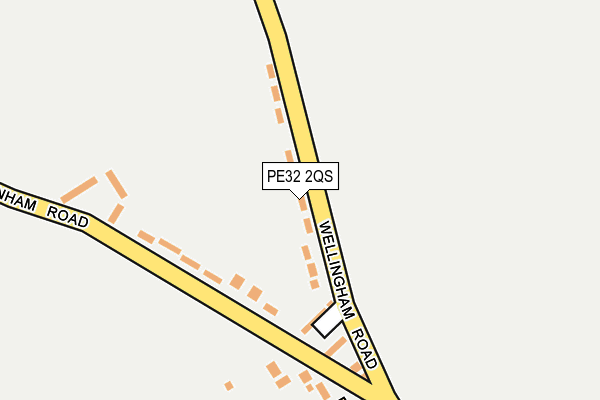 PE32 2QS map - OS OpenMap – Local (Ordnance Survey)