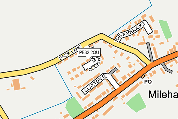 PE32 2QU map - OS OpenMap – Local (Ordnance Survey)
