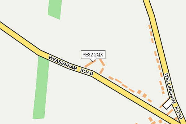 PE32 2QX map - OS OpenMap – Local (Ordnance Survey)