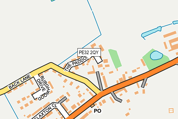PE32 2QY map - OS OpenMap – Local (Ordnance Survey)