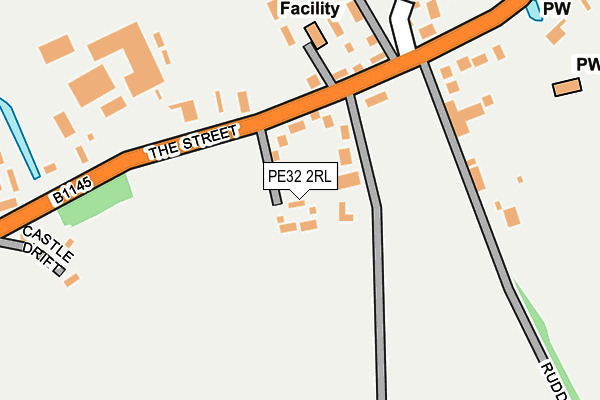 PE32 2RL map - OS OpenMap – Local (Ordnance Survey)