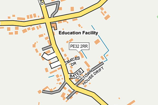PE32 2RR map - OS OpenMap – Local (Ordnance Survey)