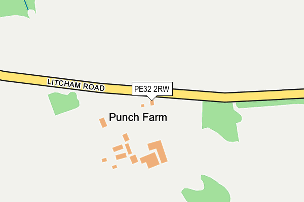PE32 2RW map - OS OpenMap – Local (Ordnance Survey)