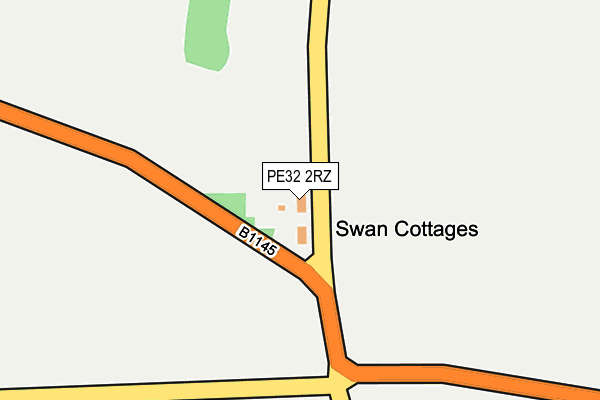 PE32 2RZ map - OS OpenMap – Local (Ordnance Survey)