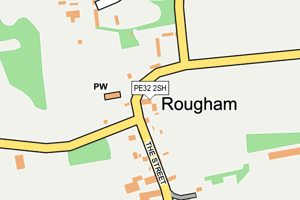 PE32 2SH map - OS OpenMap – Local (Ordnance Survey)