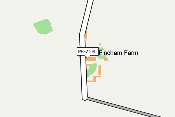 PE32 2SL map - OS OpenMap – Local (Ordnance Survey)