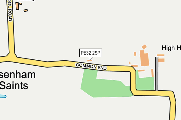 PE32 2SP map - OS OpenMap – Local (Ordnance Survey)