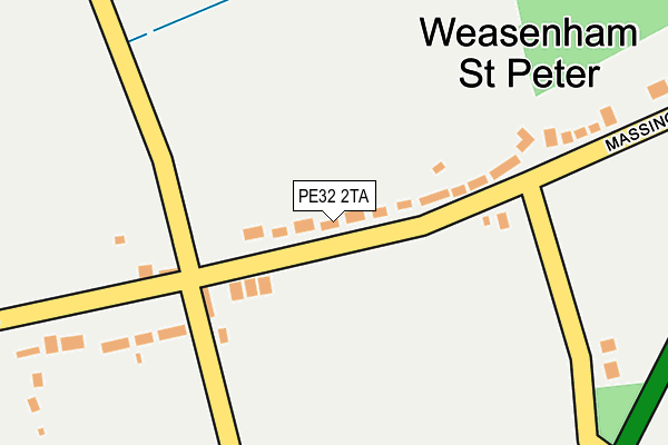 PE32 2TA map - OS OpenMap – Local (Ordnance Survey)